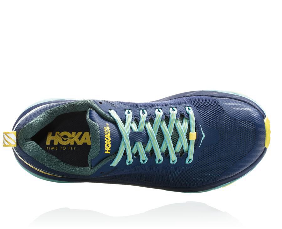 Zapatillas Trail Hoka One One Mujer - Challenger Atr 5 - Azules - CHX960341